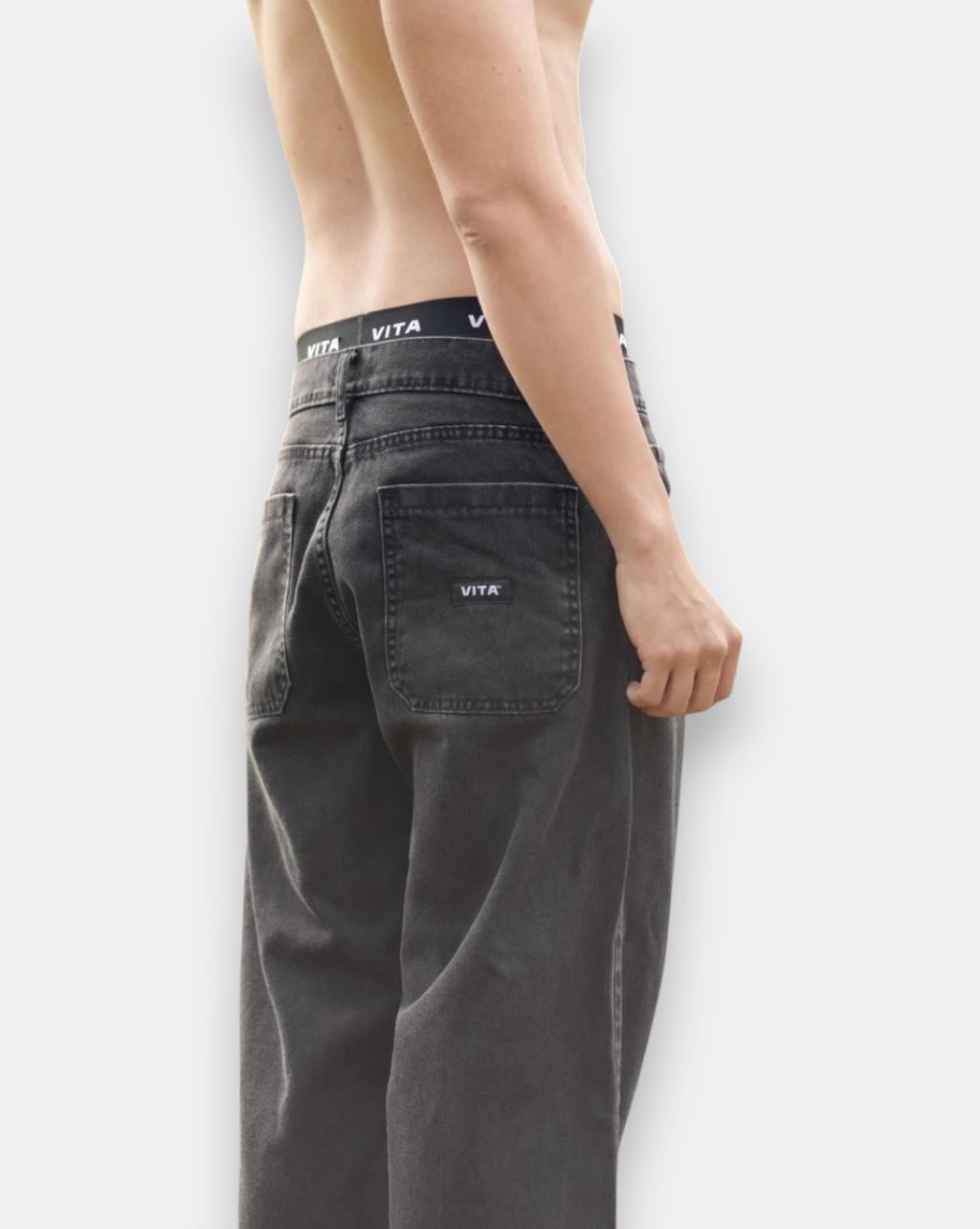 Jean Baggy Sendero Negro