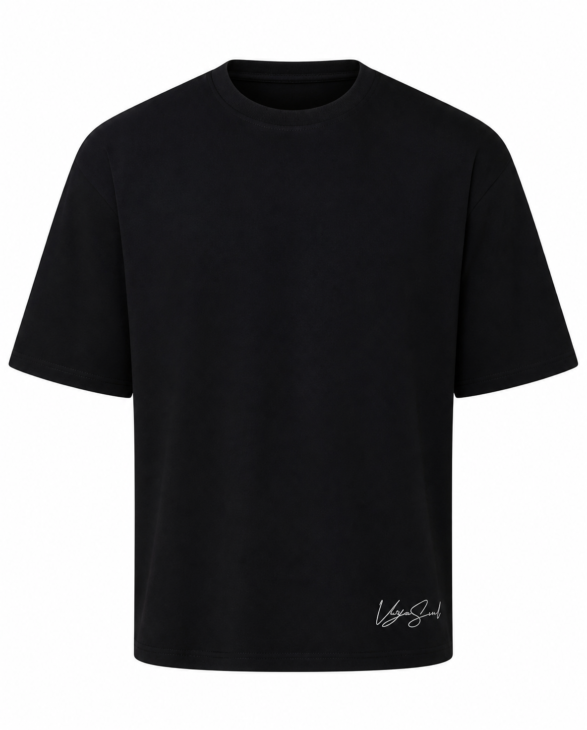 Remera Oversize Sign Negra