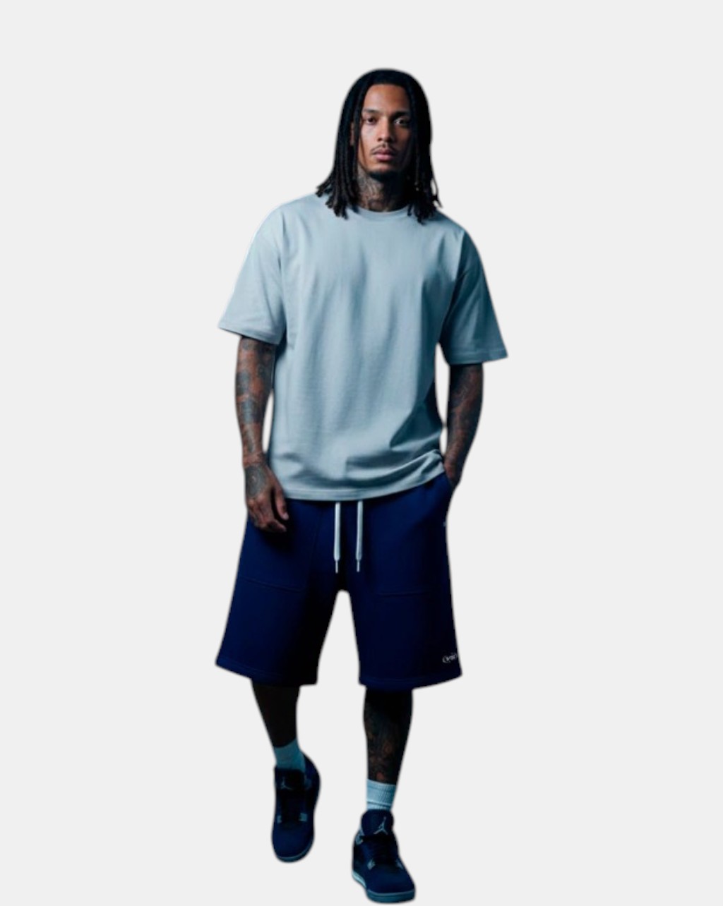 Bermuda Oversize Circle VS Azul