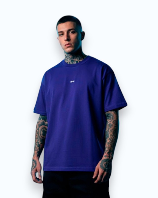 Remera Oversize Circle VS Azul