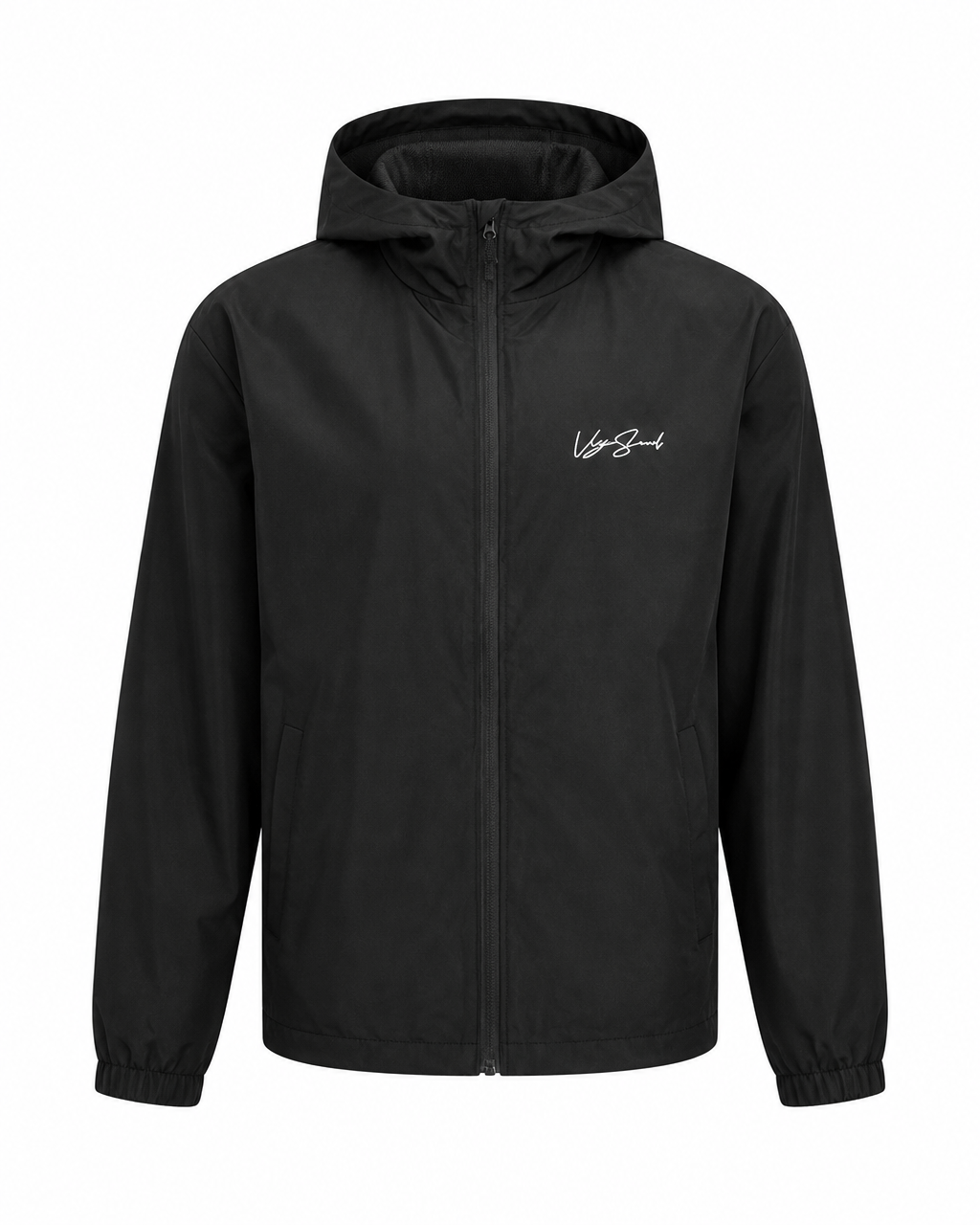 Rompeviento con Capucha Sign Negro