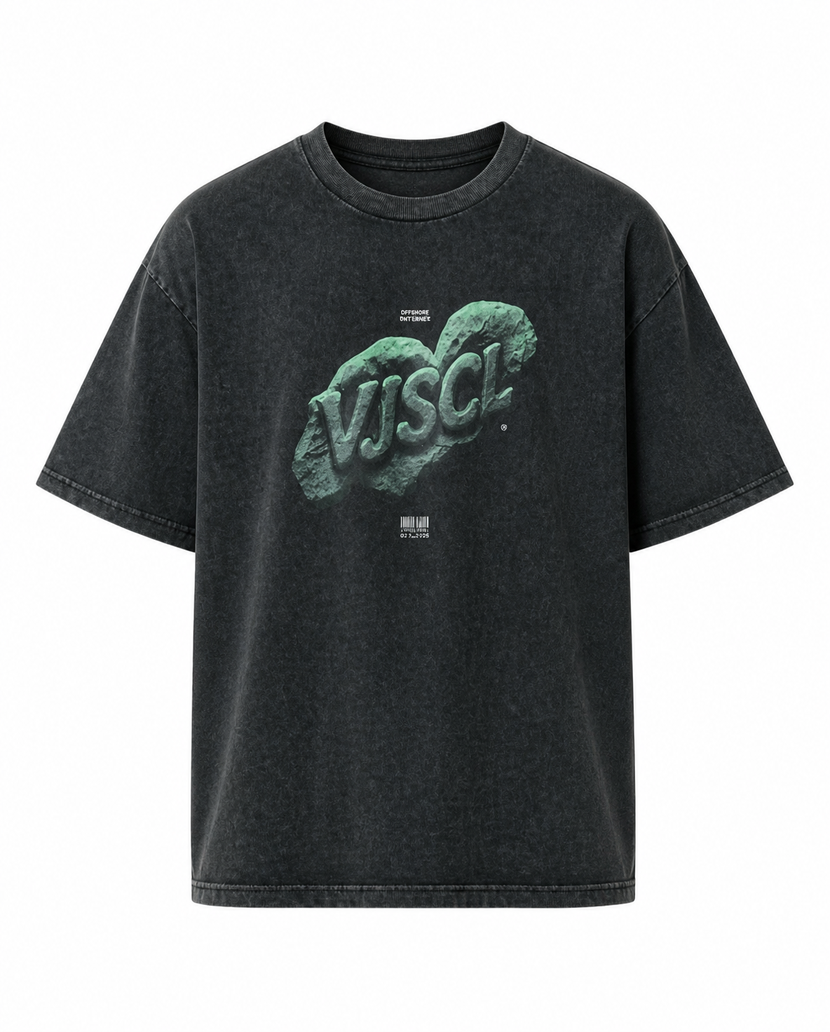 Remera Oversize Rocks Washed