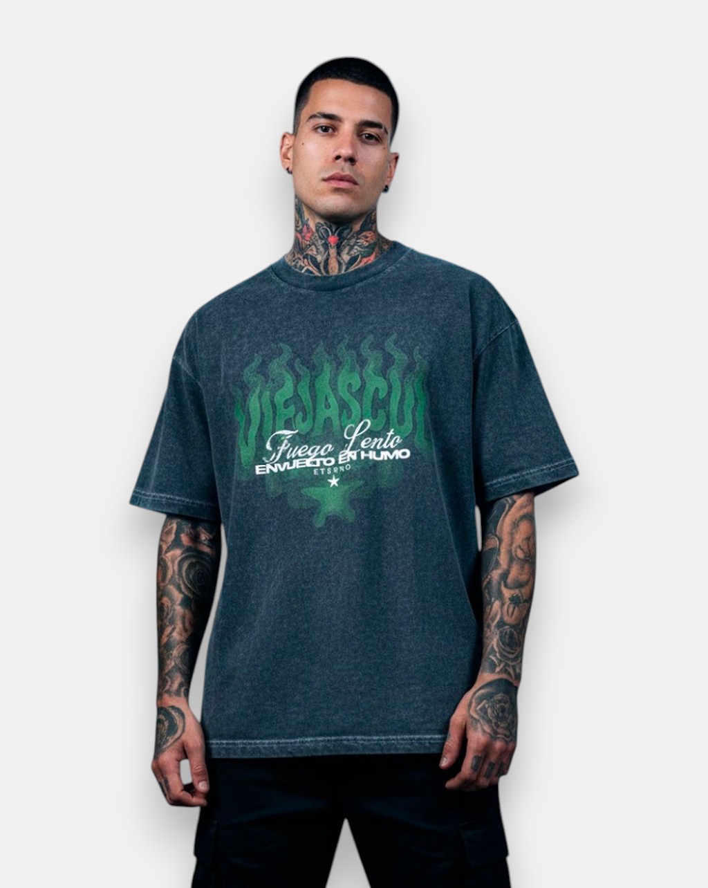 Remera Oversize Fuego Lento II Washed