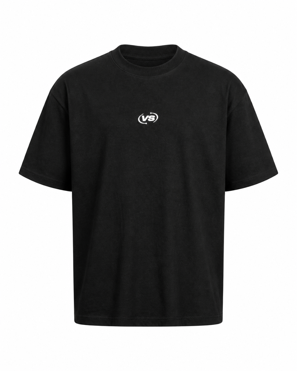 Remera Oversize Circle VS Negra