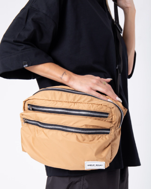 Rinonera Triple Beige