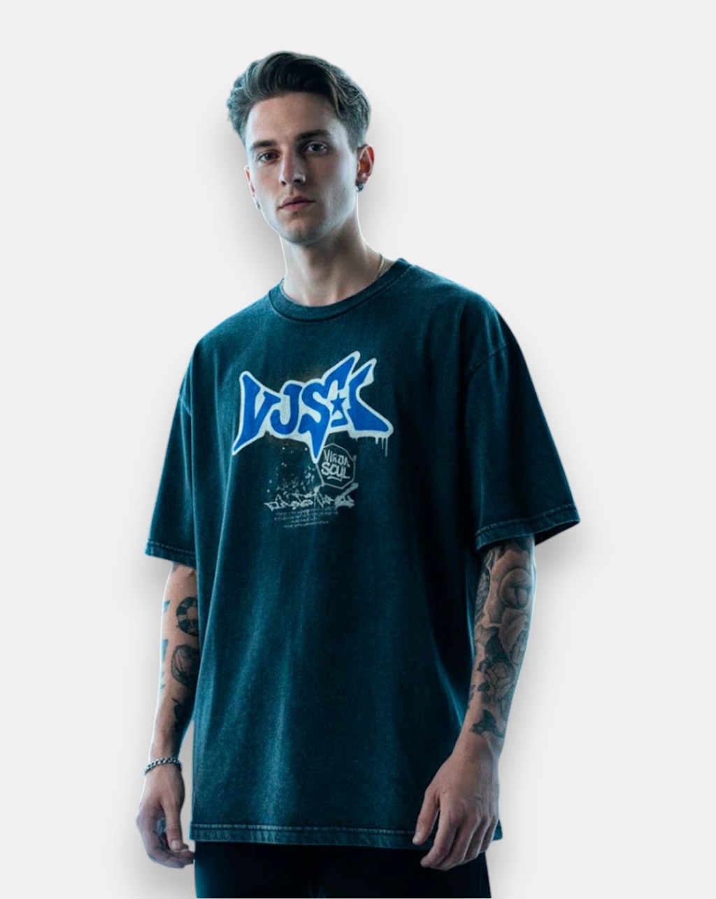 Remera Oversize De FV Washed