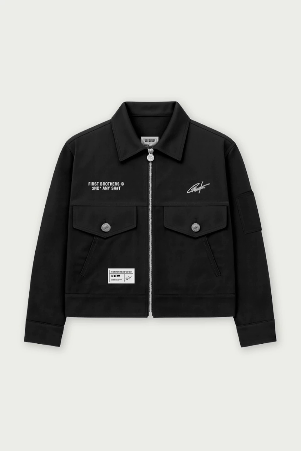 Jacket Gabardine Black