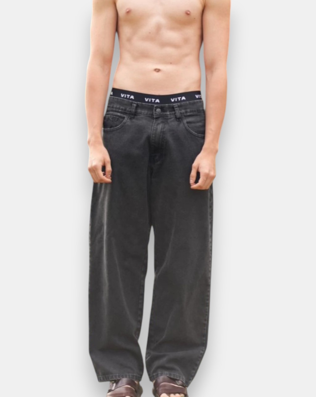 Jean Baggy Sendero Negro